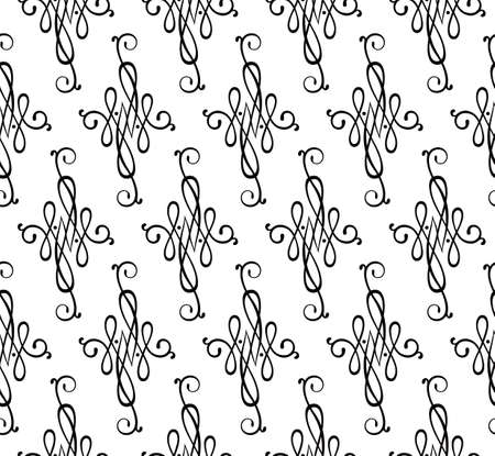 Vector. Seamless Renaissance Wallpaperのイラスト素材