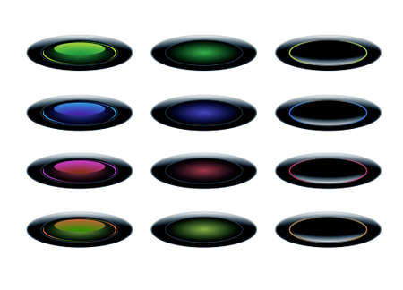 Vector. Button setのイラスト素材