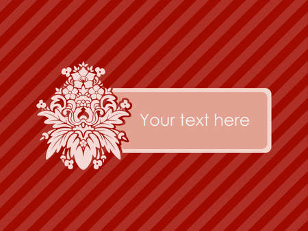 Floral frameのイラスト素材