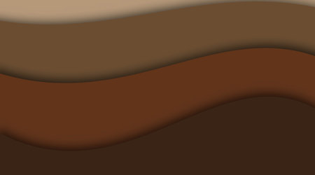 Vector illustration of a 3D ground layer. Great for design backgrounds, banners, templates, or prints.のイラスト素材