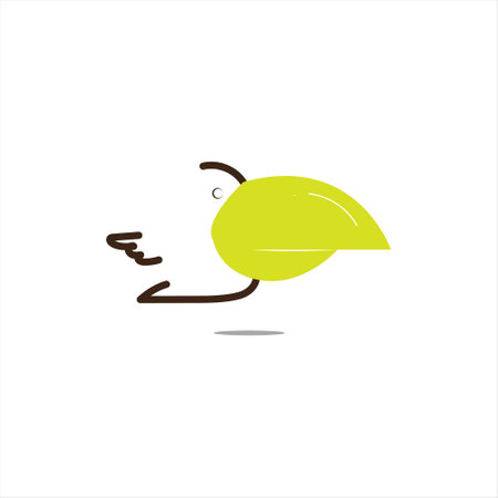 small parrot line logo fit for businessのイラスト素材