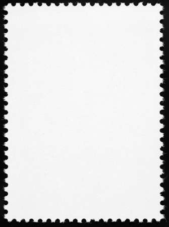 Blank postage stampの写真素材
