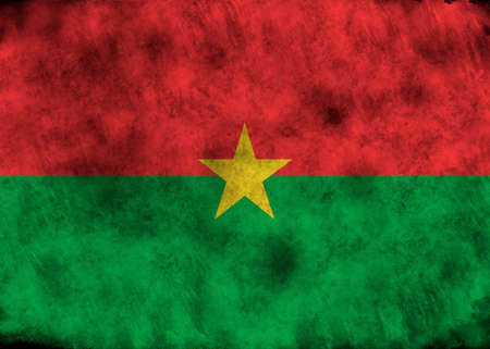 Illustration - flag of Austria on vintage texture.の写真素材