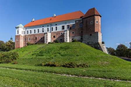 SANDOMIERZ, POLAND - OCTOBER 04, 2015: Old castle from 14th century in Sandomierzのeditorial素材