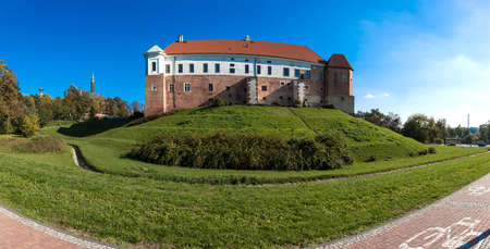 SANDOMIERZ, POLAND - OCTOBER 04, 2015: Old castle from 14th century in Sandomierzのeditorial素材