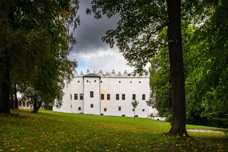 STRAZKY, SLOVAKIA:. SEPTEMBER 20, 2017. Strazky Castle in Biala Spiska.のeditorial素材