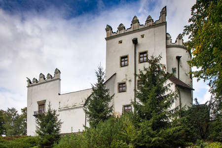 STRAZKY, SLOVAKIA:. SEPTEMBER 20, 2017. Strazky Castle in Biala Spiska.のeditorial素材