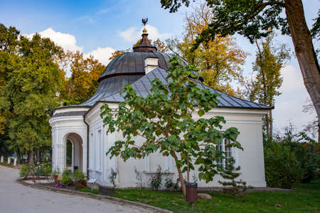 KUROZWEKI, POLAND - OCTOBER 06,, 2015: Popular tourist place in Swietokrzyskie voivodeship, Poland.