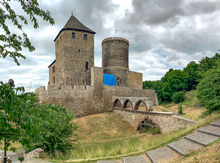 Medieval Bedzin castle. The stone castle dates to 14th century.