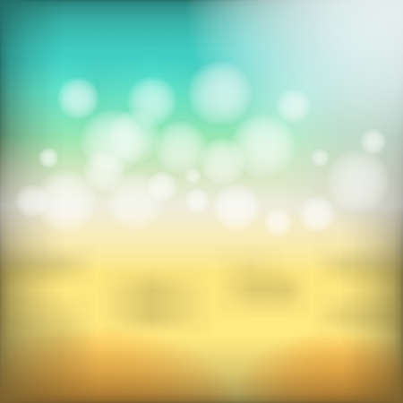 Abstract colorful beach bokeh background vector illustration.のイラスト素材