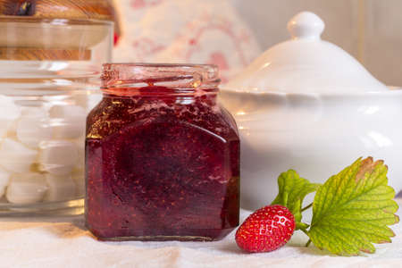 strawberry jamの写真素材