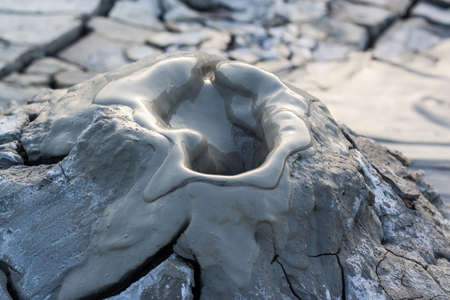 mud volcanoの写真素材