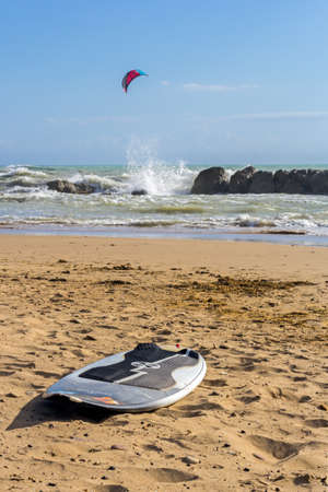 kite surf on the beach