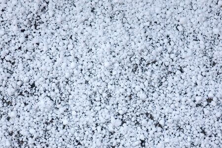 Large spring snow close upの写真素材