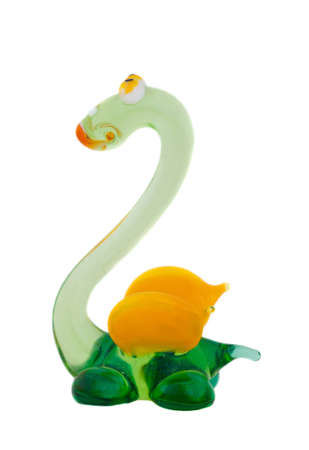 Toy in the form of glass dragon  の写真素材