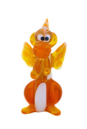 Toy in the form of glass dragon  の写真素材