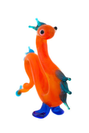 Toy in the form of glass dragon  の写真素材