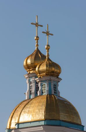 Domes against the sky on a sunny dayの写真素材