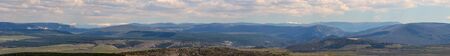 Panorama of Crimean mountains in vicinities of Sevastopol