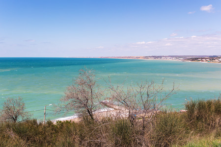 sea coast near Sevastopol on a sunny day