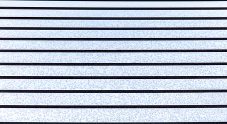 ice crystals on a plastic window in winterの写真素材