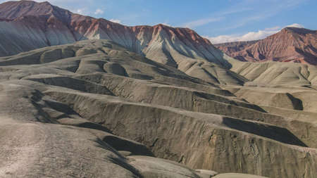 Colorful Hills in Ankara, Turkey (NallÄ±han Renkli Tepeler, GÃ¶kkuÅaÄÄ± Tepeleri, KÄ±z Tepesi)の写真素材
