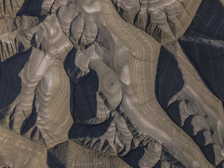 Colorful Hills in Ankara, Turkey (NallÄ±han Renkli Tepeler, GÃ¶kkuÅaÄÄ± Tepeleri, KÄ±z Tepesi)の写真素材