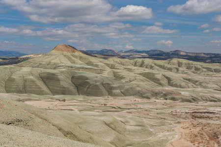 Colorful Hills in Ankara, Turkey (NallÄ±han Renkli Tepeler, GÃ¶kkuÅaÄÄ± Tepeleri, KÄ±z Tepesi)の写真素材
