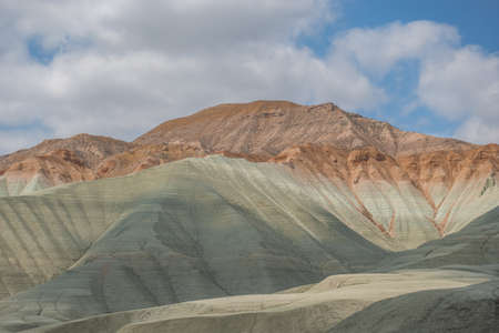 Colorful Hills in Ankara, Turkey (NallÄ±han Renkli Tepeler, GÃ¶kkuÅaÄÄ± Tepeleri, KÄ±z Tepesi)の写真素材