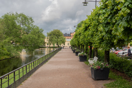 Panoramic view of the park in Potsdam, Germany
