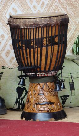 The African drum の写真素材