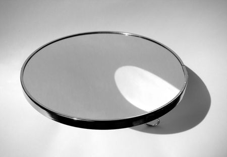 Game of light and shade. Mirror and sun young hare の写真素材