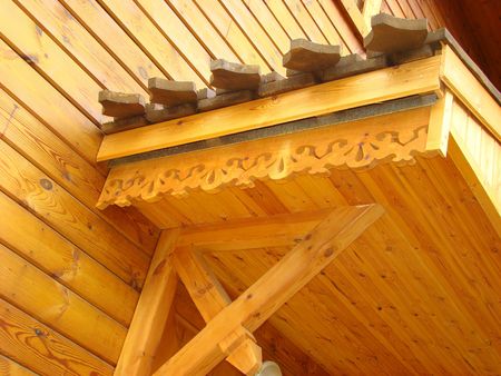 Carved porch mansion reigning Alexey Mihajlovich