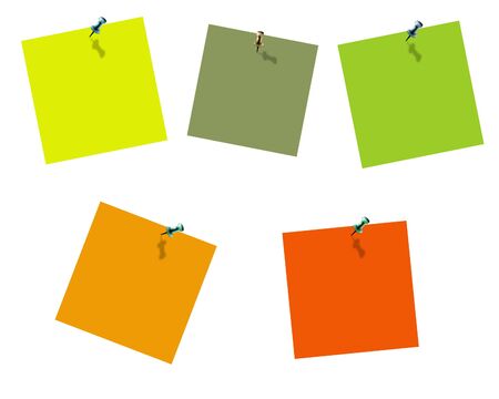 Collection of post-its