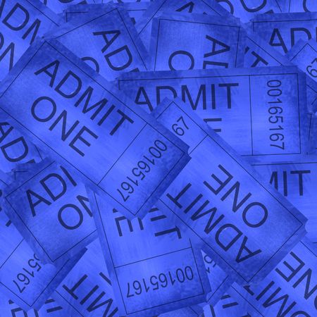 Admittance ticketsの写真素材
