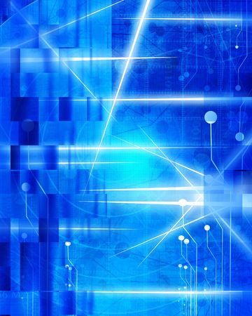 Technology background with computer circuitの写真素材