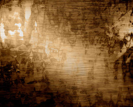 Brushed alluminium metal plate with reflection