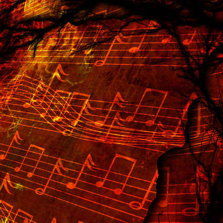 Music notesの写真素材