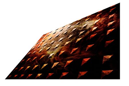 Rusted metal plate