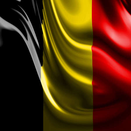 Belgian flagの写真素材
