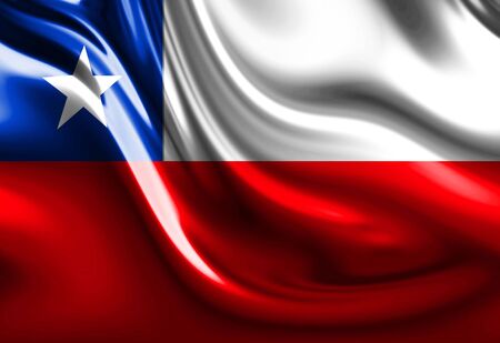 flag of chileの写真素材