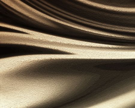 Dunes disappearing into the distanceの写真素材