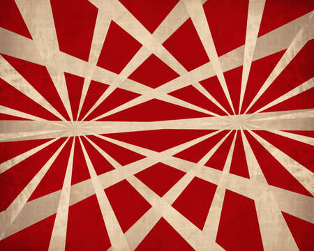 abstract rays on a red backgroundの写真素材