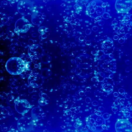 Rising air bubbles