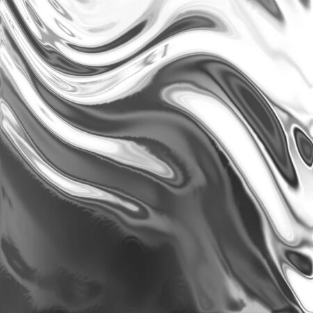 Silver metallic background with soft reflections and shadesの写真素材