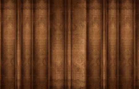 Lined up vintage book coversの写真素材