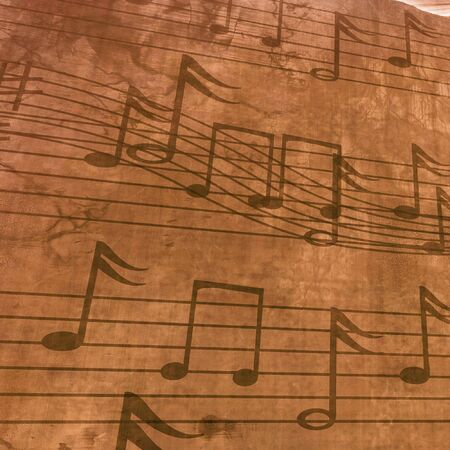 Music notesの写真素材