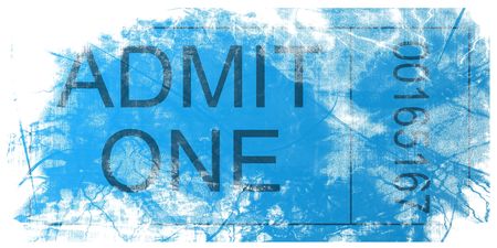 New admit one ticket for eventの写真素材