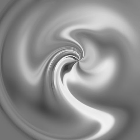 liquid metal background with some smooth lines in itの写真素材