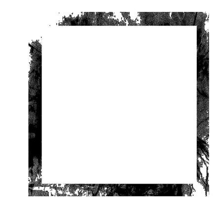 grunge frame on a solid white backgroundの写真素材